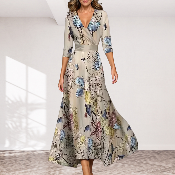 Patricia | Chic Dress with Floral Print